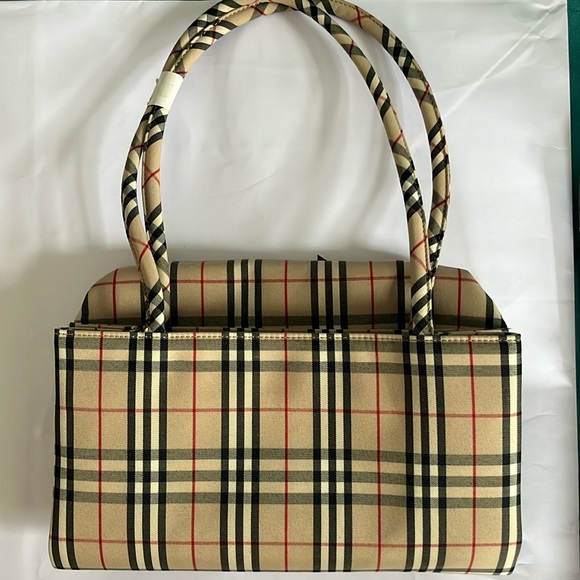 Burberry Vintage Tan Check Shopper Tote Bag. Small. 36x28cm - Brand New - Picture 7 of 10
